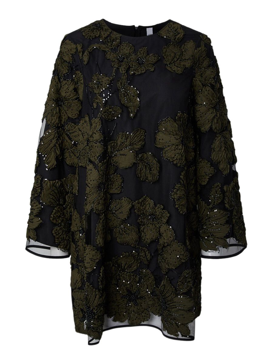 Carousel image 6 YASFLOUING LS  MINI DRESS, Black