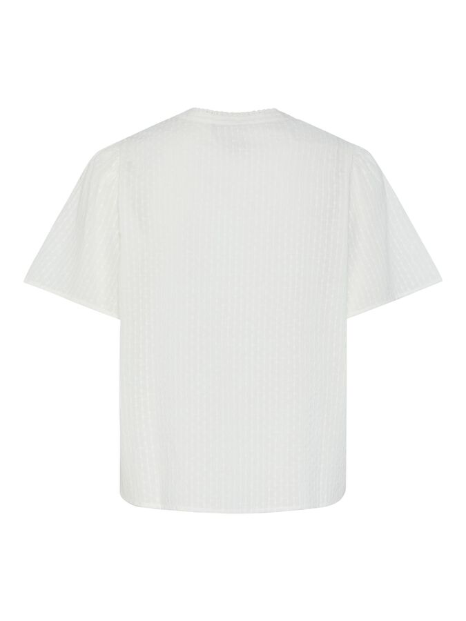 YAS SHORT SLEEVE WHITE SHIRT