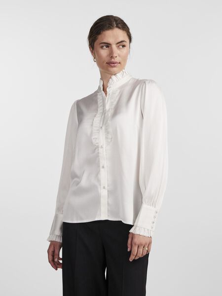 Y.A.S YASFRILLA SHIRT, Star White, highres - 26031457_StarWhite_003.jpg