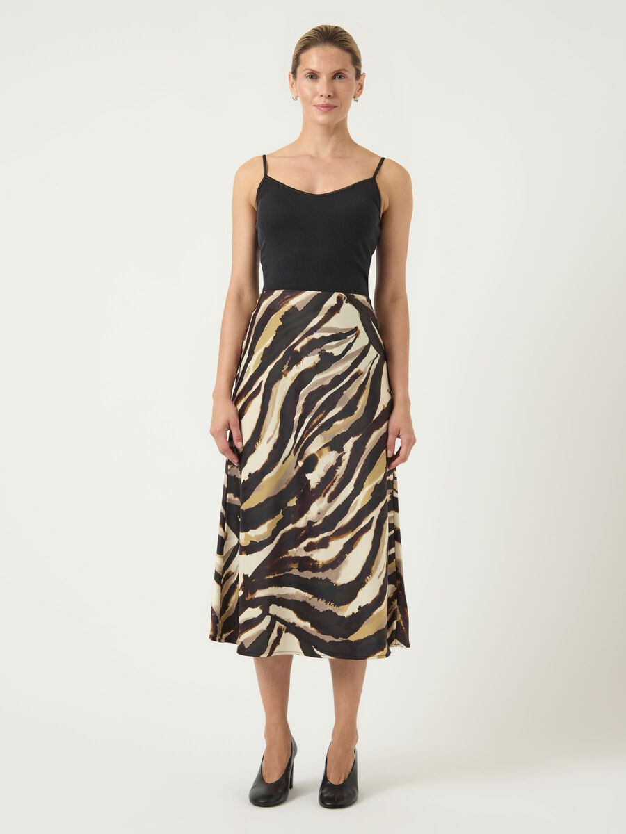 Product carousel image - YASPELLA JUPE MI-LONGUE, Sandshell | 1