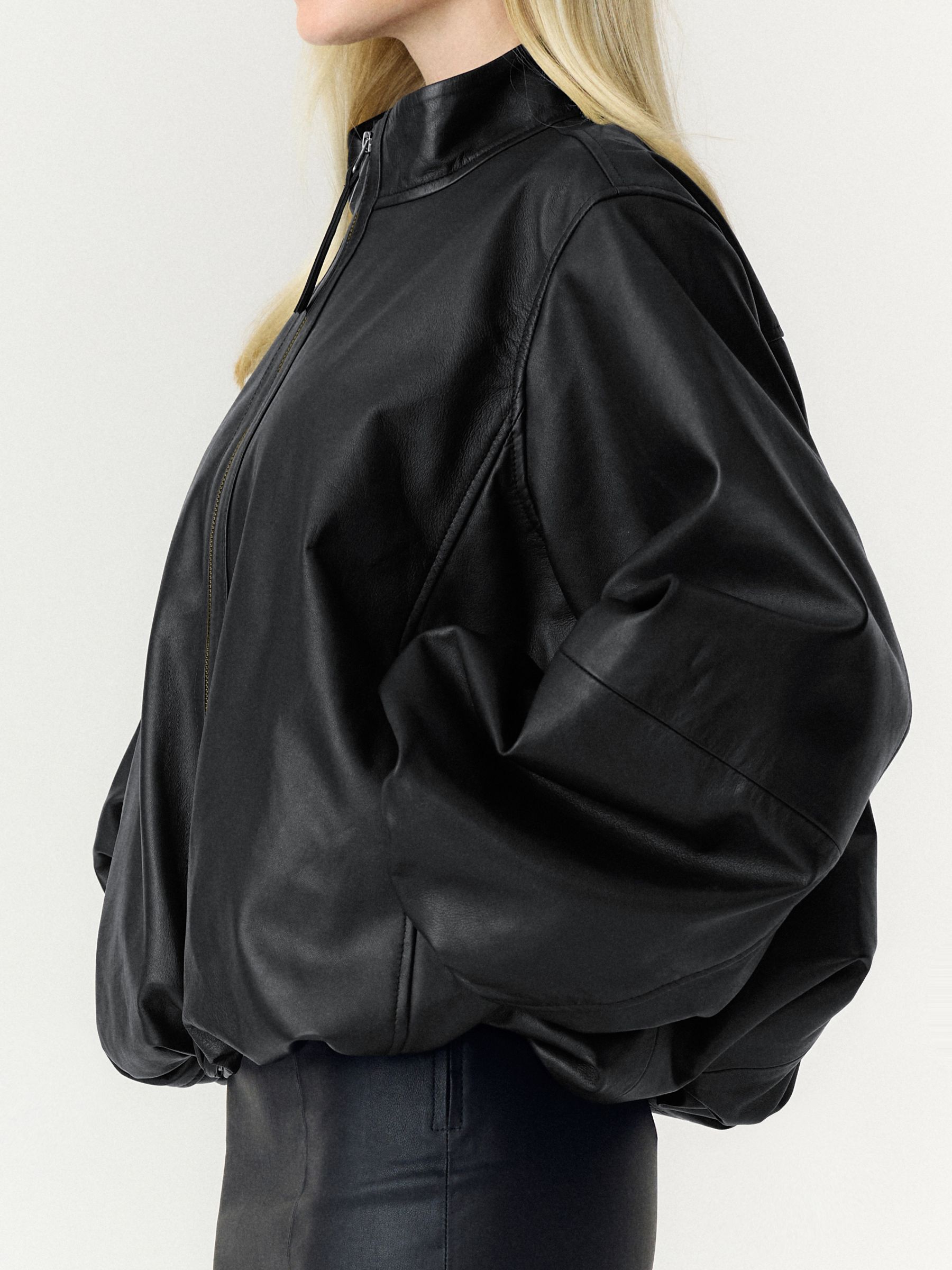 YASISABEL LEATHER JACKET | Black | YAS® Denmark