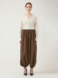 Product image thumbnail - YASBILLO MW BALLOON  TROUSERS, Teak | 4