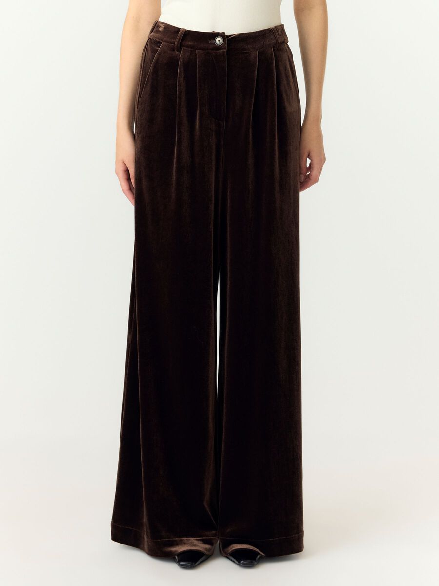 Yastera hw broek, colour: carafe, bruine