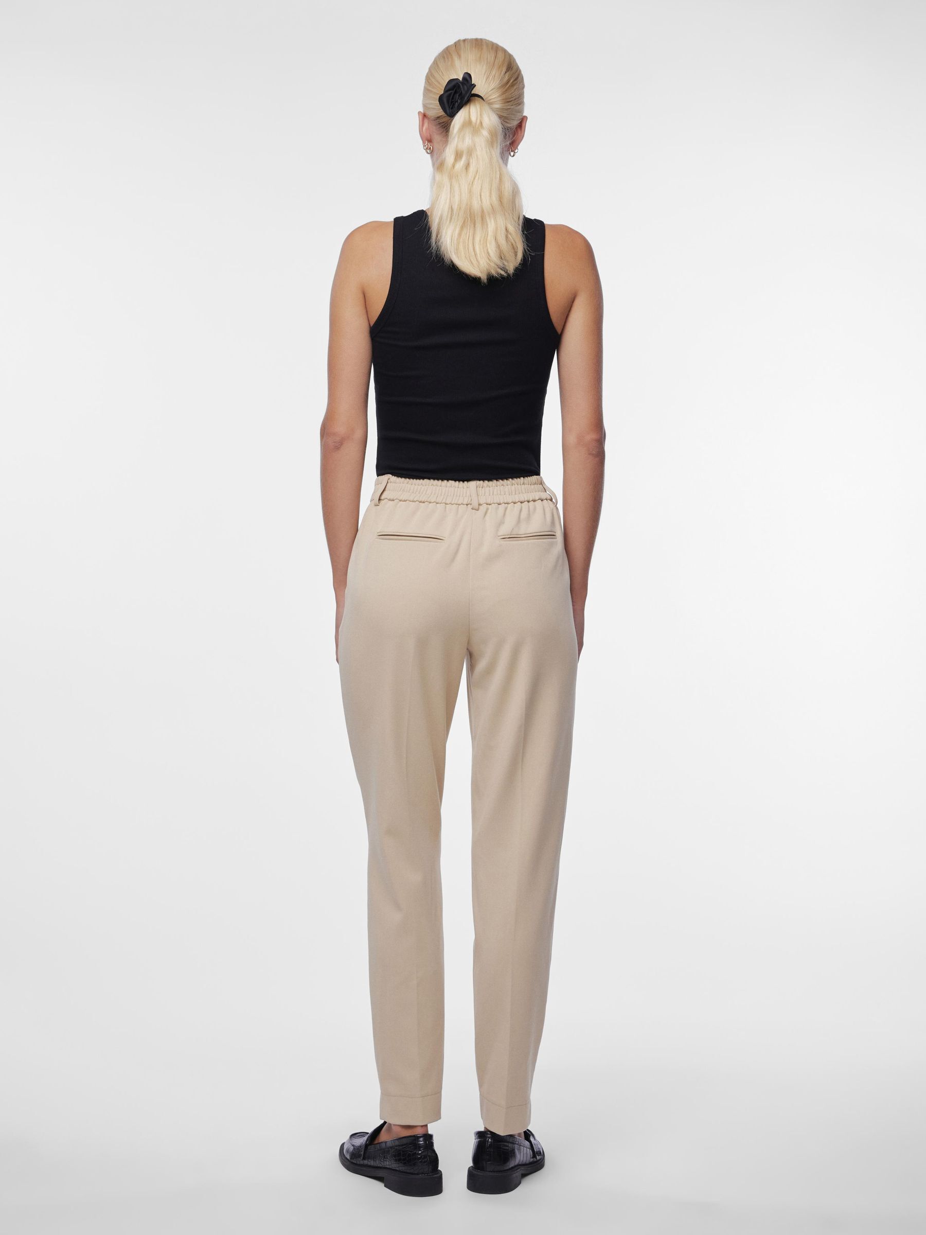 PANTALON TAILLE HAUTE Beige Y.A.S France