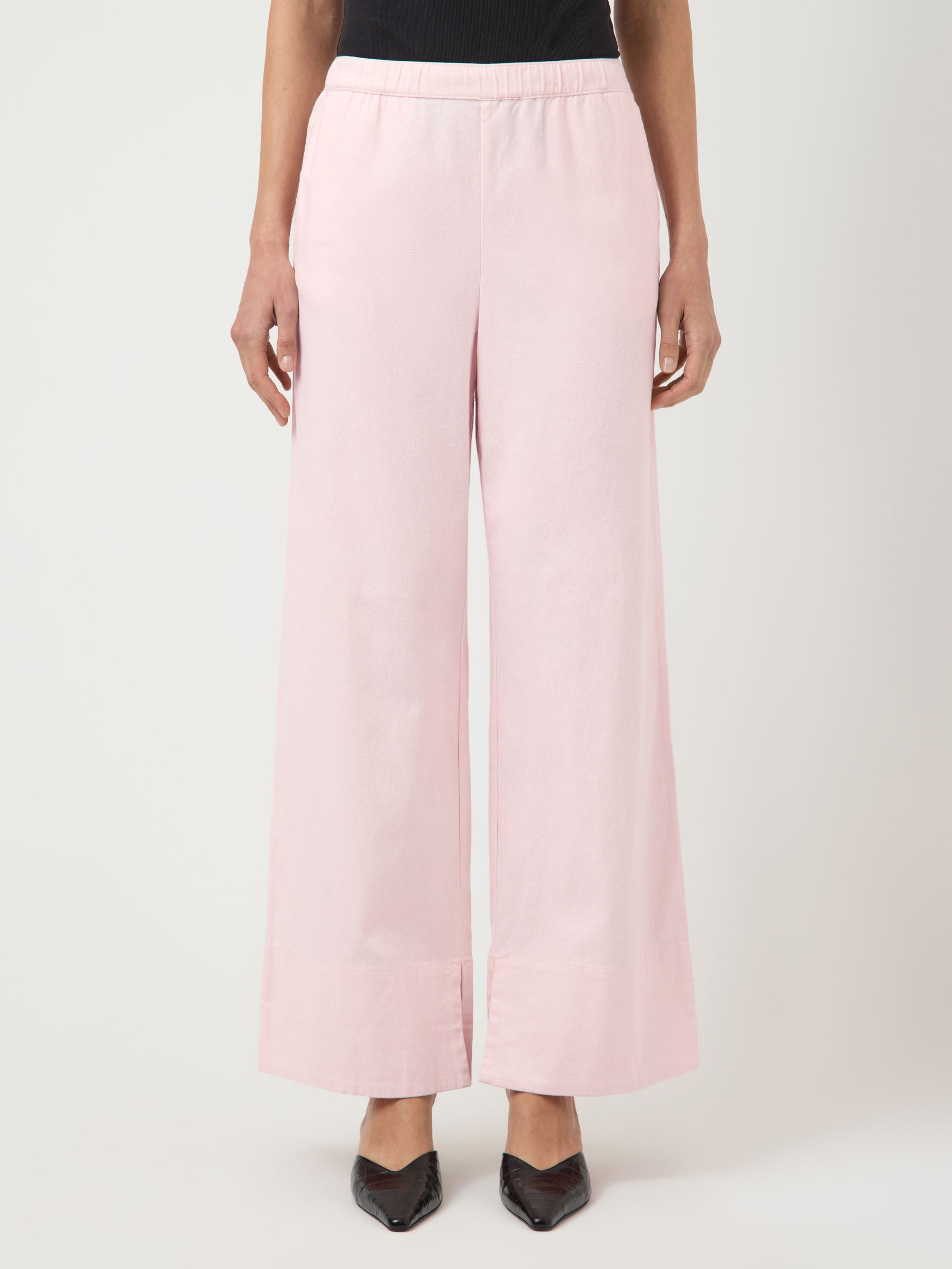 YASTRIMA HW LINEN BLEND TROUSERS | Purple | YAS® Germany