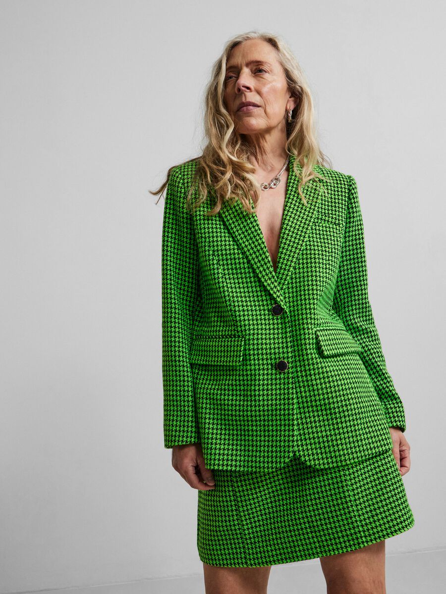 Y.A.S YASVIBIS SINGLE-BREASTED BLAZER, Poison Green, highres - 26029532_PoisonGreen_1008497_003.jpg