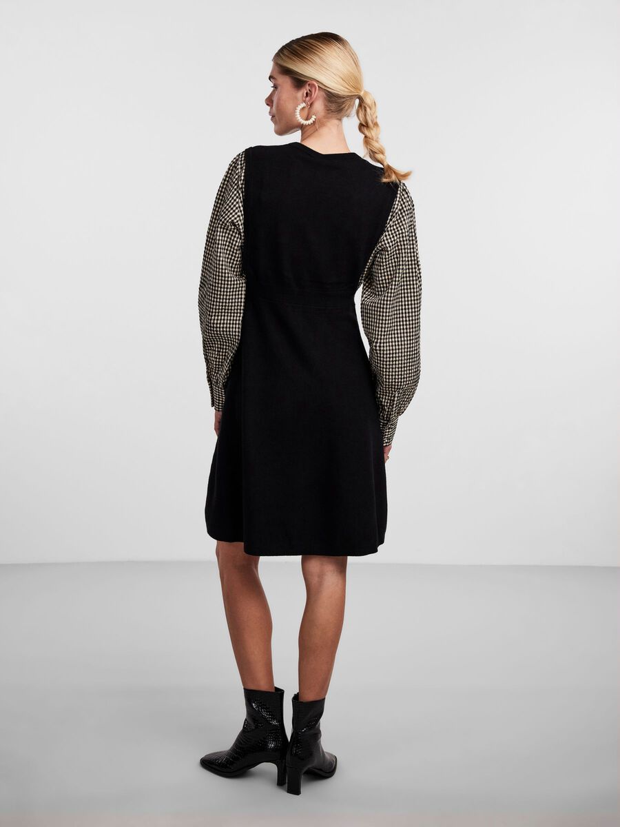 Y.A.S YASINA ROBE EN MAILLE, Black, highres - 26026268_Black_004.jpg