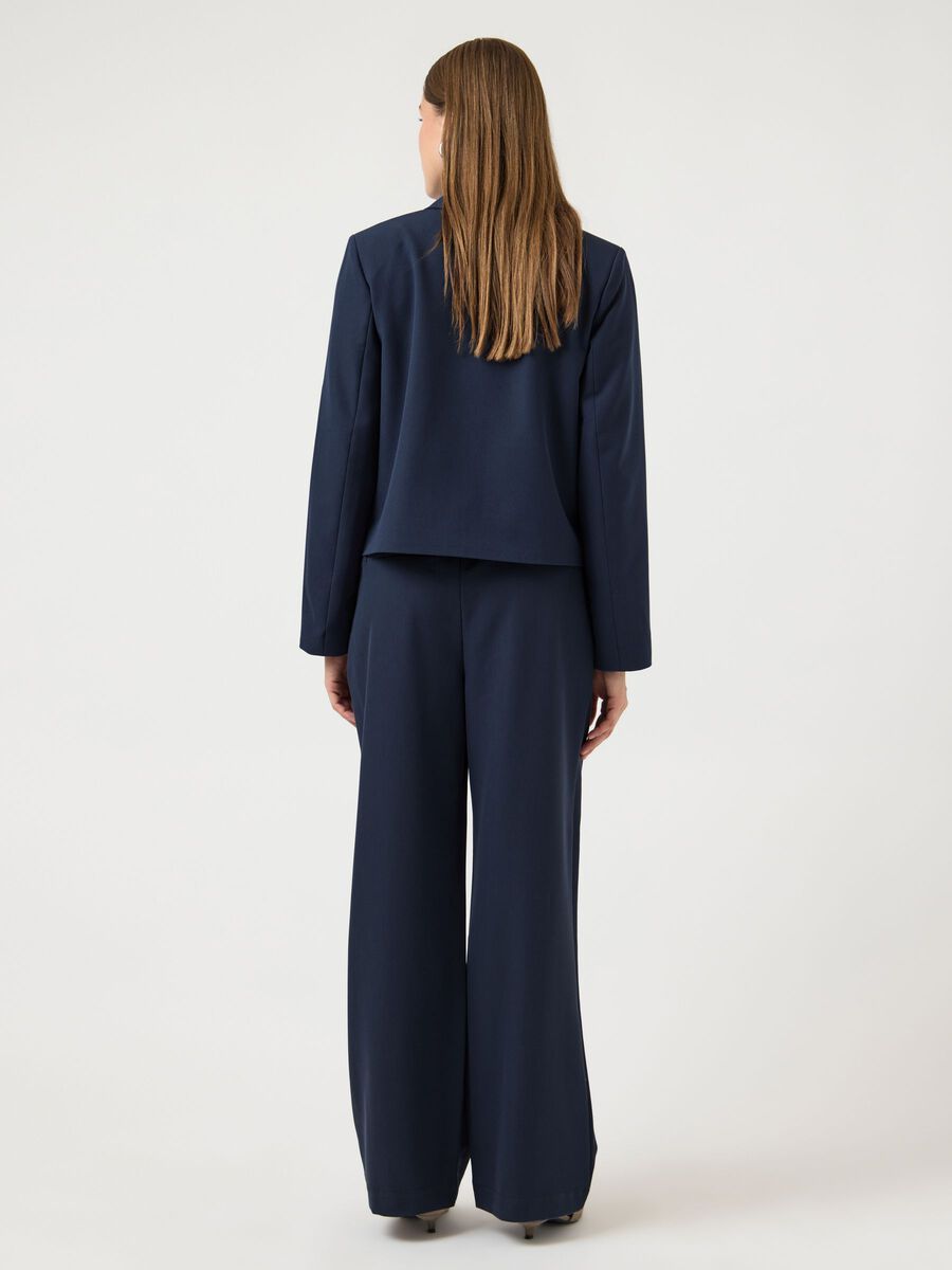 Product carousel image - YASDAKOTA HIGH WAISTED TROUSERS, Navy Blazer | 2