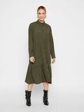 Y.A.S CHECKED LOOSE-FIT MIDI DRESS, Olive Night, highres - 26019766_OliveNight_794175_005.jpg