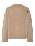 Product image thumbnail - YASNOLA KNITTED CARDIGAN, Oat Milk | 6