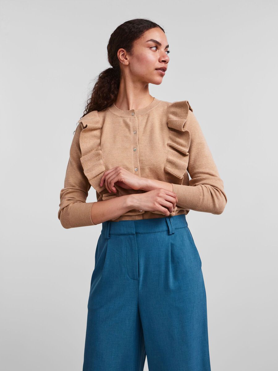 Y.A.S YASHELLO KNITTED CARDIGAN, Tobacco Brown, highres - 26028284_TobaccoBrown_980459_003.jpg