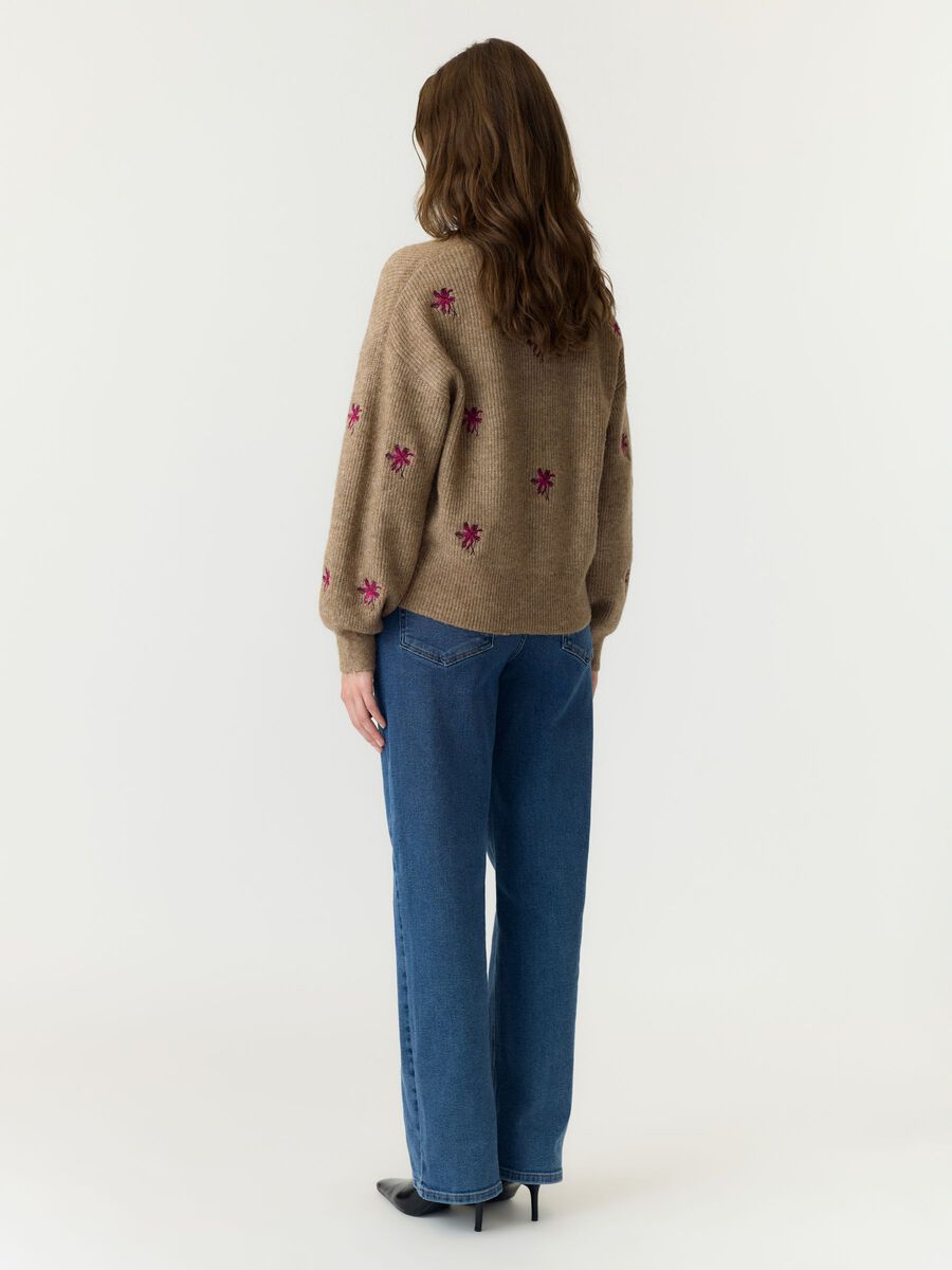Carousel image 2 YASFLEUR CARDIGAN, Taupe Gray