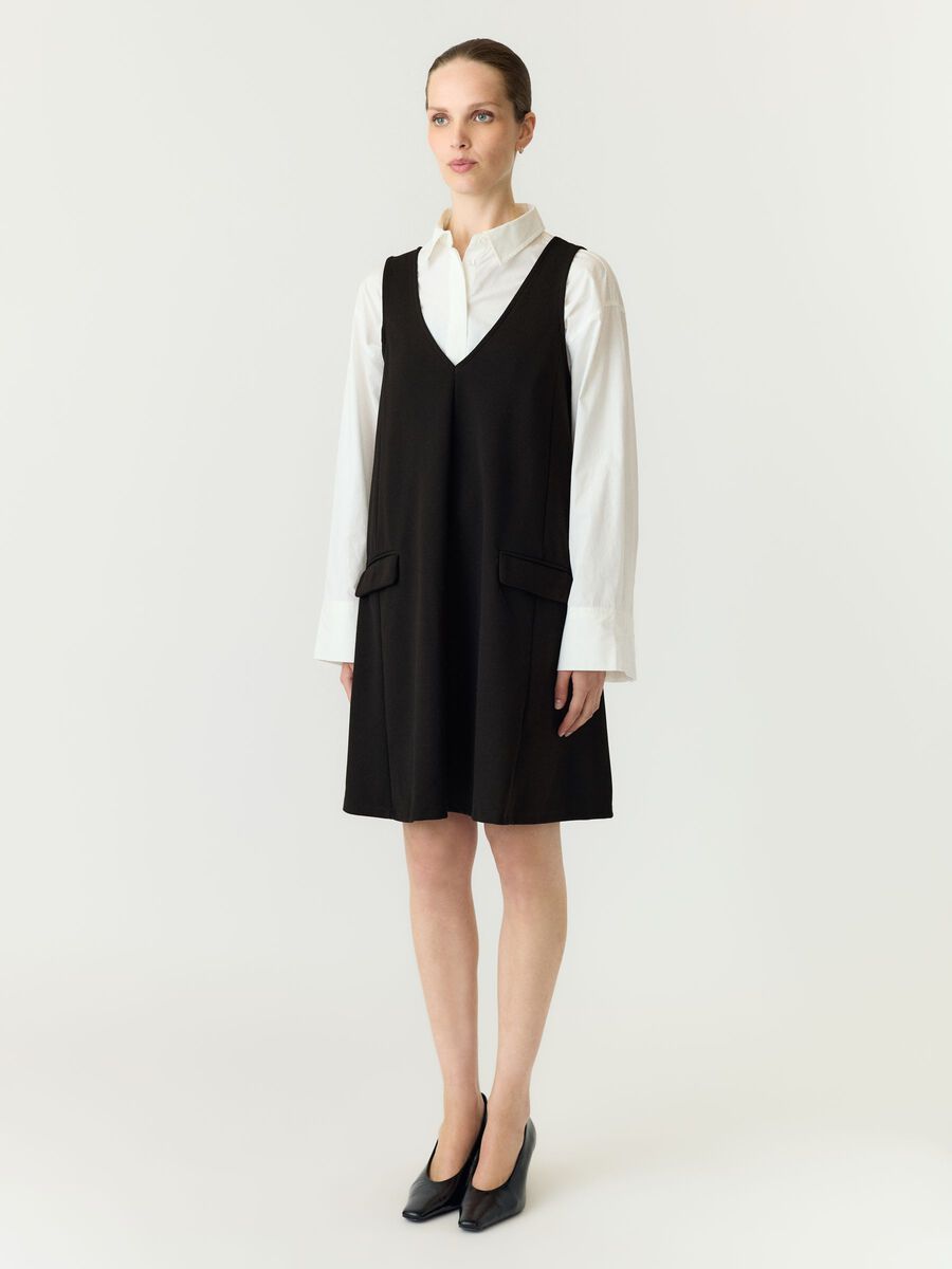 Product tile image - YASMALEA WIDE SPENCER DRESS, Black | 26024050_Black