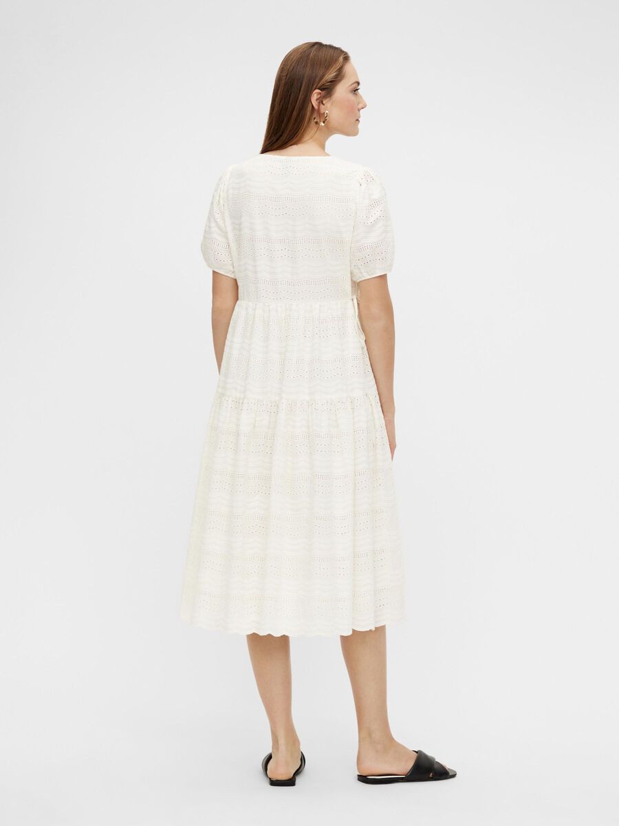YAS YASEVA MIDI DRESS, Eggnog, highres - 26023004_Eggnog_004.jpg