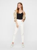 Pieces PCLEAH HW MOM-JEANS, Bright White, highres - 17102065_BrightWhite_005.jpg