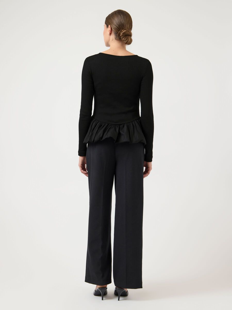 Product carousel image - YASFERA  LONG SLEEVED TOP, Black | 2