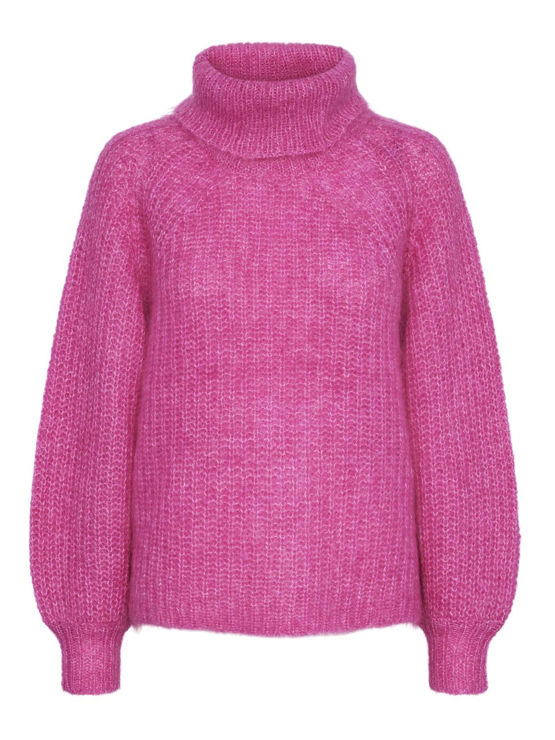 YASLAMBI GEBREIDE TRUI | Roze | YAS® Nederland