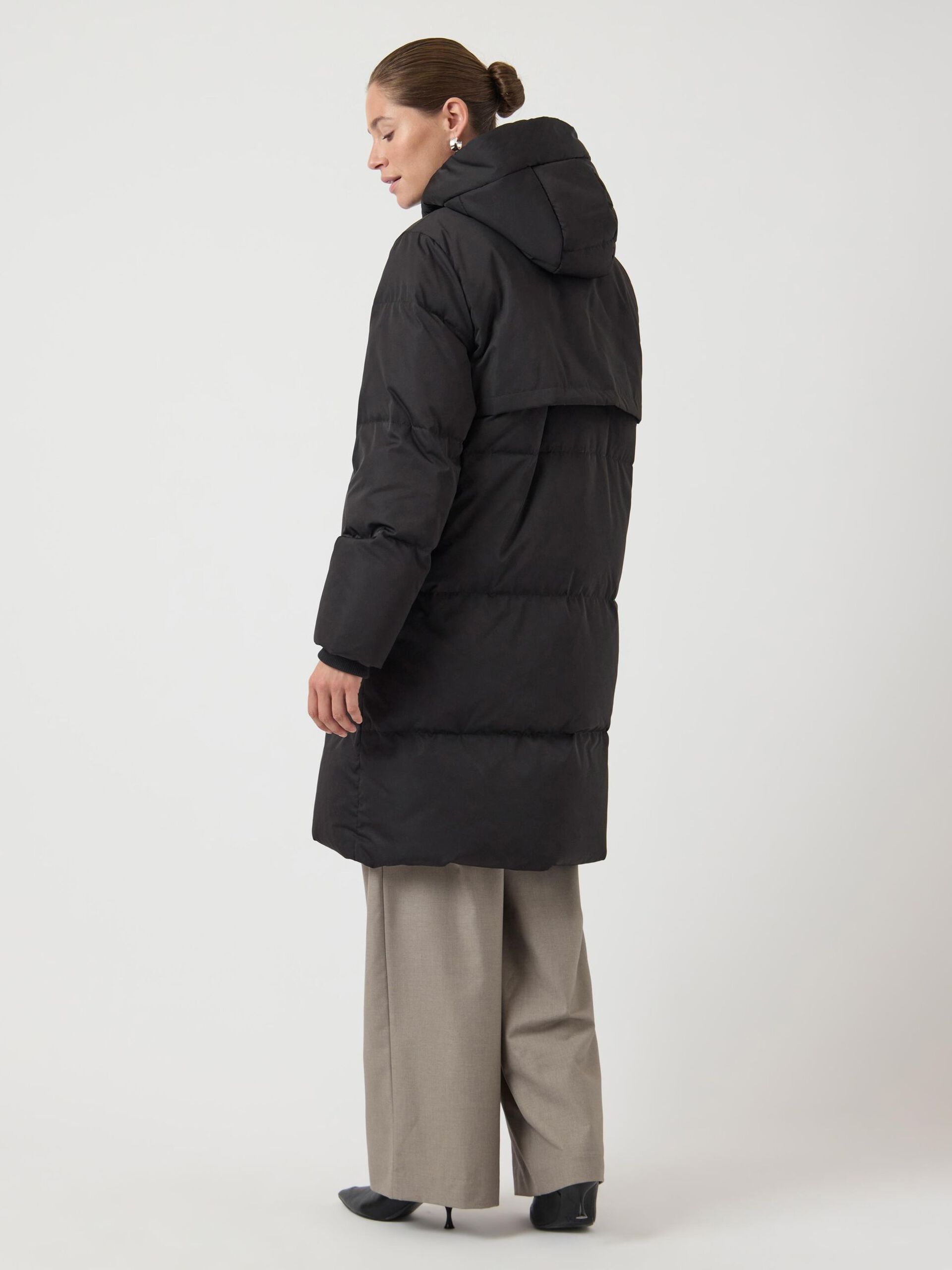 Carousel image - YASMILLAS DOWN COAT, Black | 4