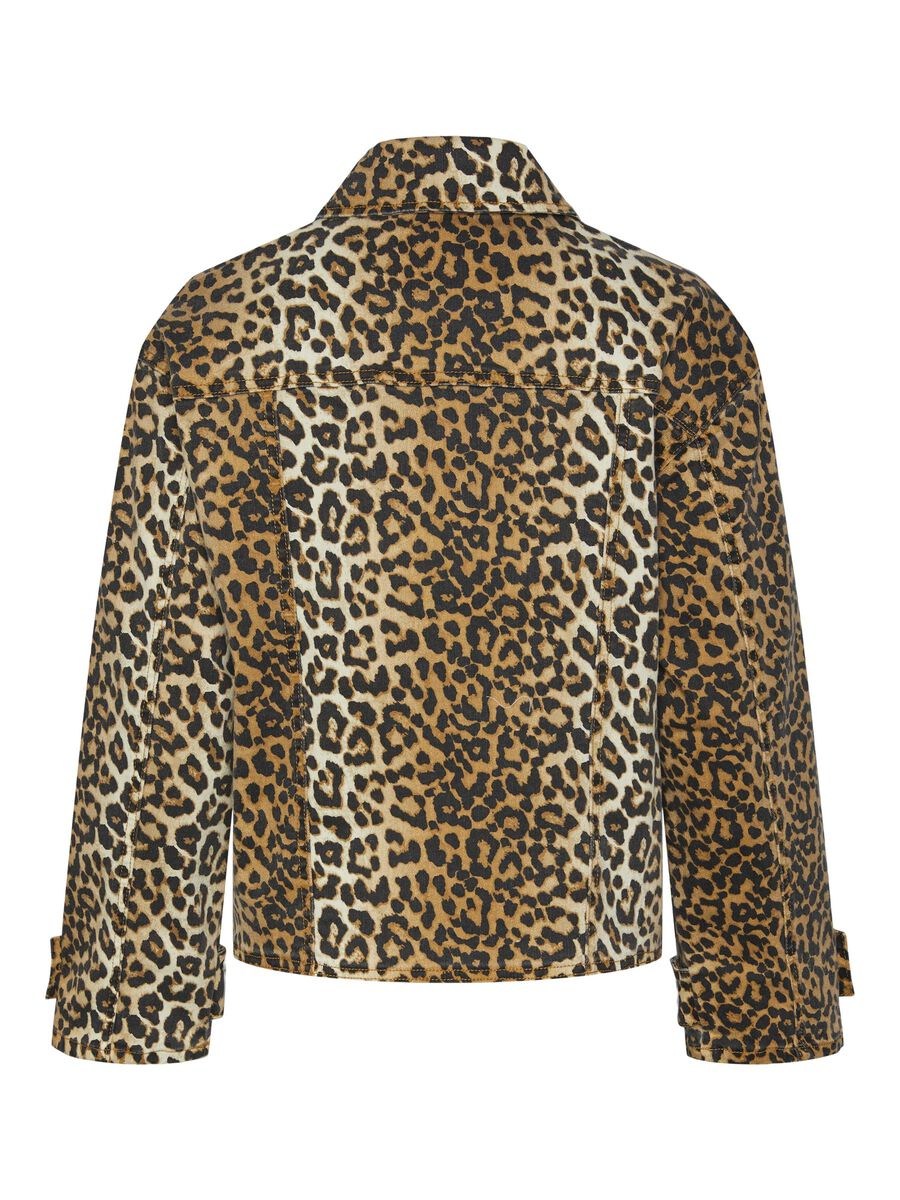 Carousel image - YASLEONORA LEOPARD PRINT DENIM JACKET, Nomad | 6