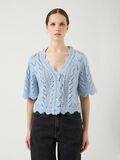 Product image thumbnail - YASVIENNA  KNITTED CARDIGAN, Skyway | 1