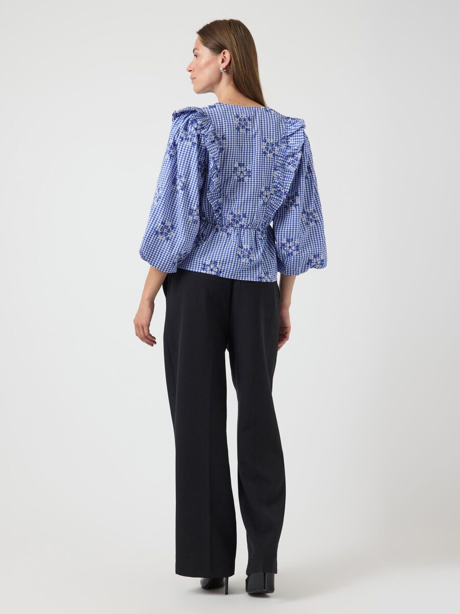 YAS YASGINGA 3/4 SLEEVED TOP, Dazzling Blue, highres - 26038336_DazzlingBlue_1208483_004.jpg