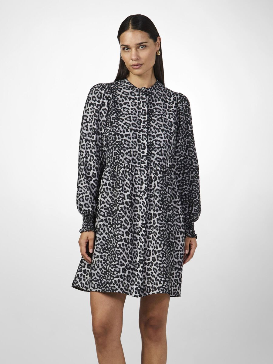 YAS YASLEONJA MINI DRESS, Black, highres - 26037155_Black_1175479_003.jpg