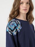 YAS YASBLUGA EMBELLISHED SWEATSHIRT, Navy Blazer, highres - 26039247_NavyBlazer_1231919_006.jpg