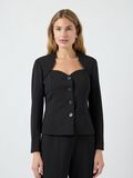 Product image thumbnail - YASFAVO - 7/8 BLAZER, Black | 1
