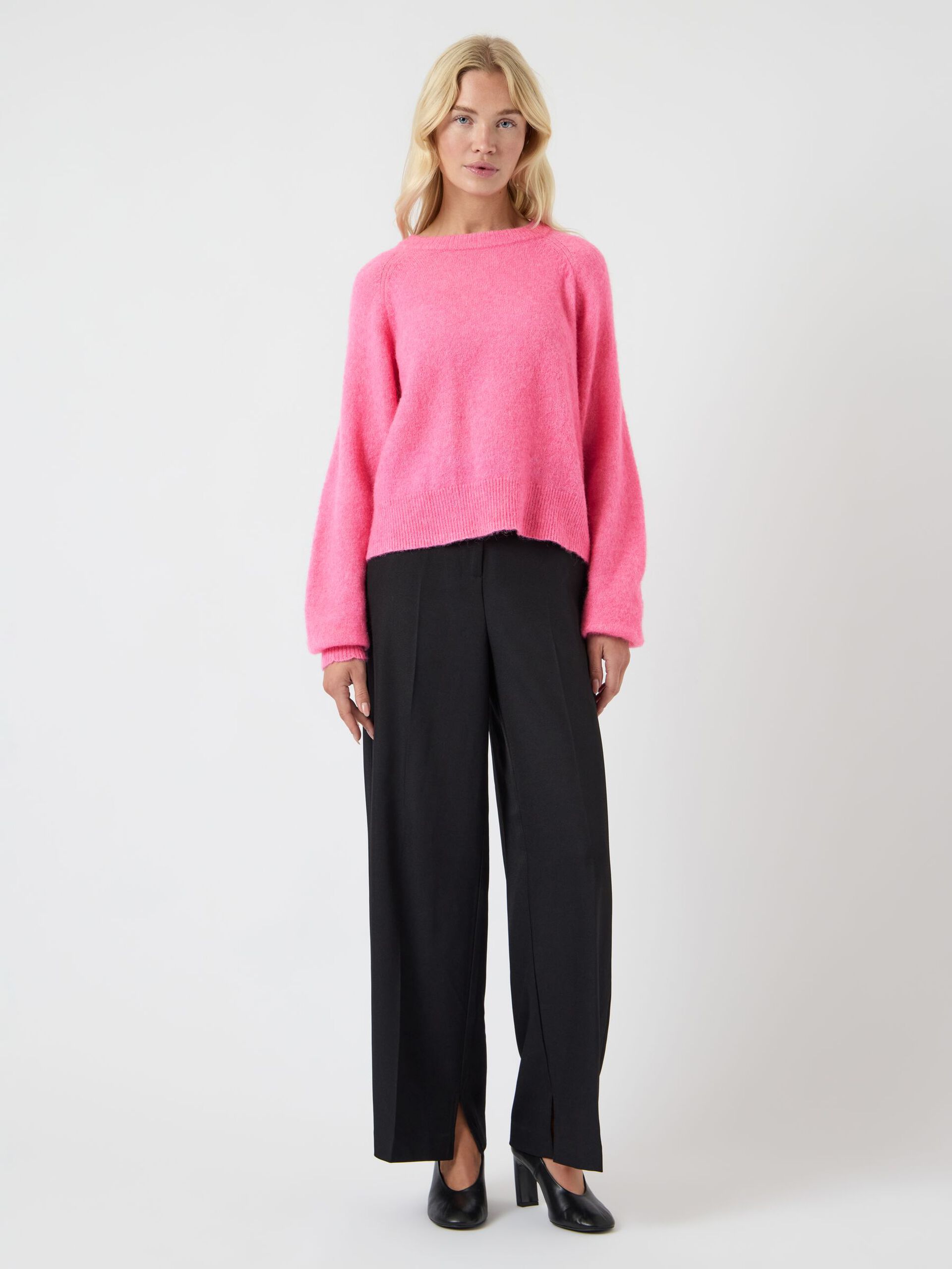 Carousel image - YASJOHI WOLL STRICKPULLOVER, Begonia Pink | 4
