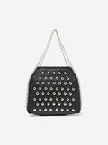 Pieces STUDS SHOPPER TAS, Black, highres - 17097000_Black_001.jpg