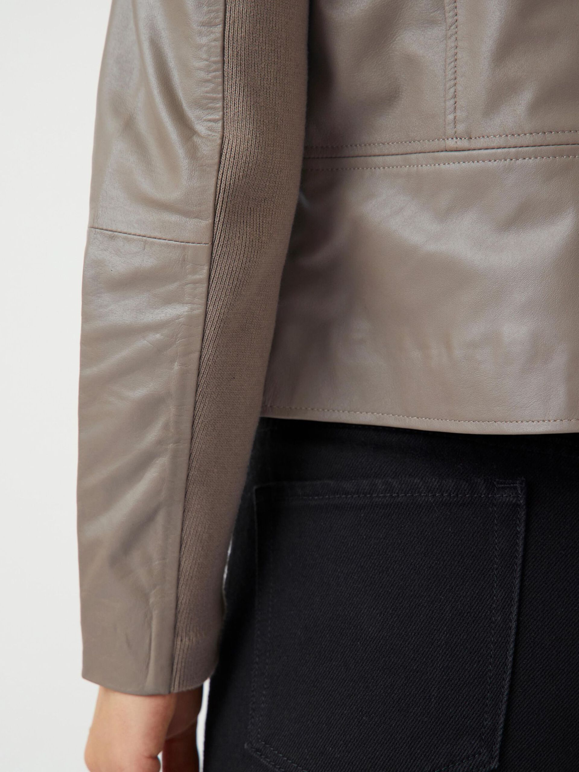 Carousel image - YASSOPHIE CUIR VESTE MOTARD, Fungi | 7