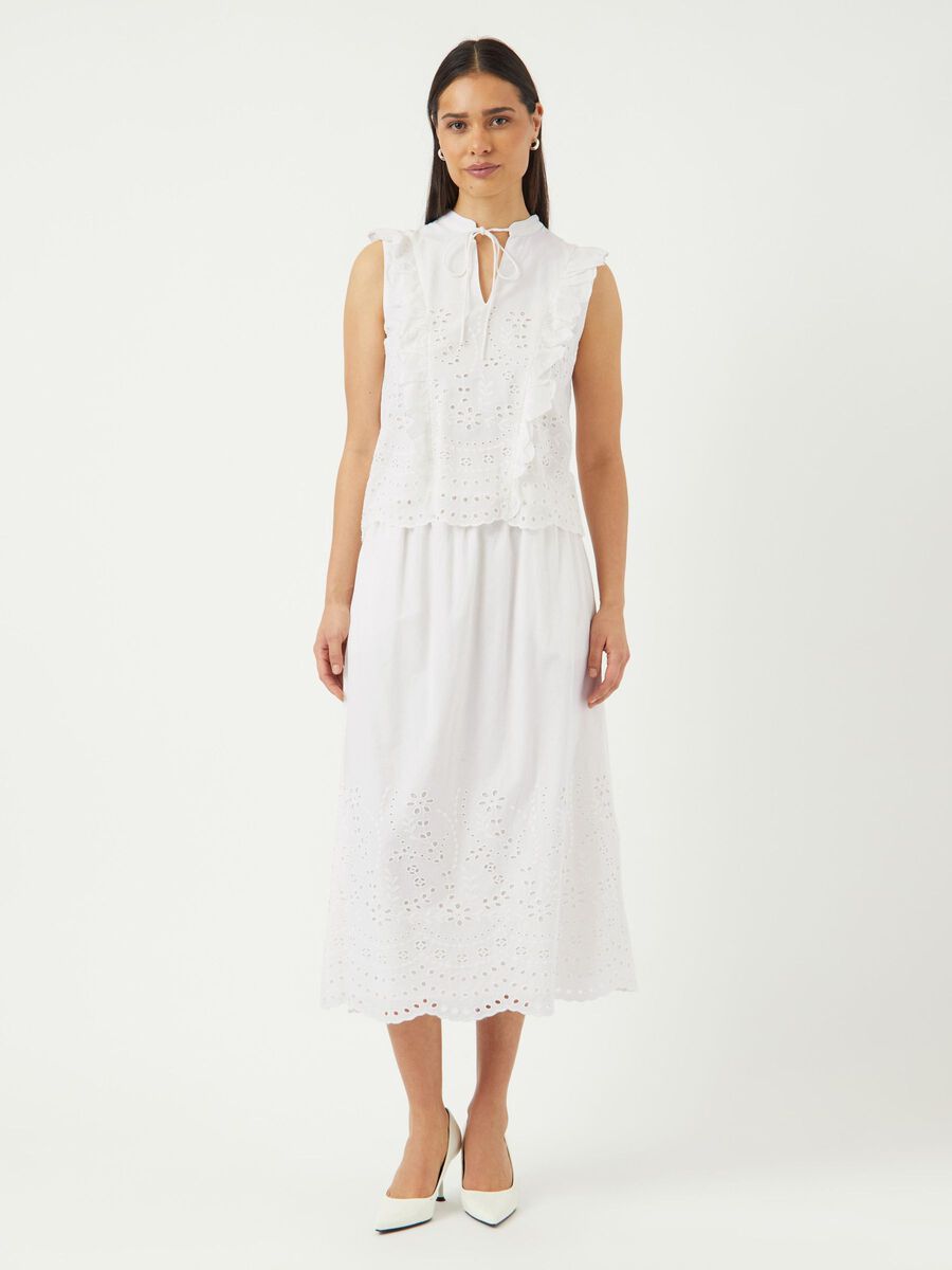 Carousel image - YASLUMA SLEEVELESS TOP, Star White | 4