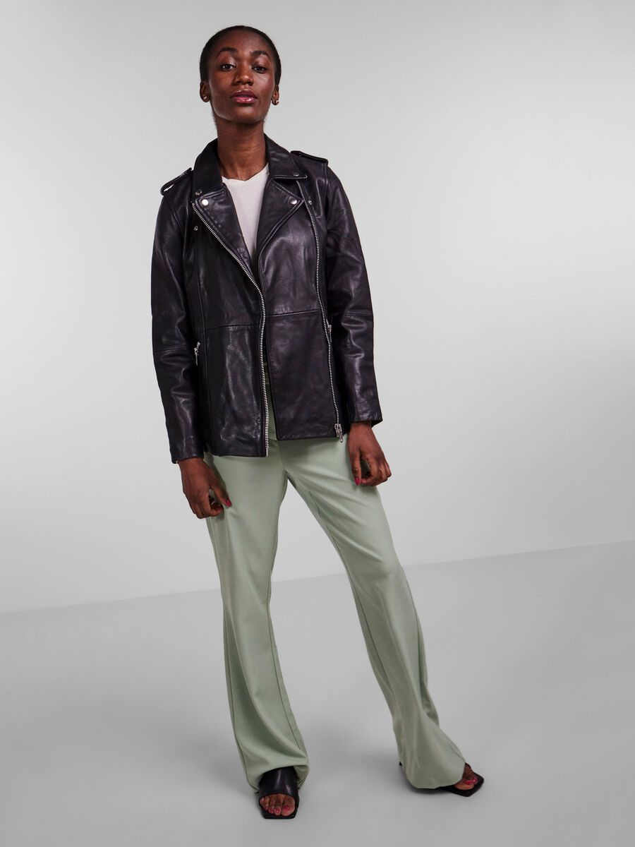 Carousel image 4 YASLIALO LEATHER JACKET, Black