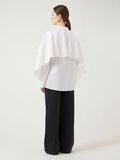 Product image thumbnail - YASLAU CAPE SHIRT, Star White | 2