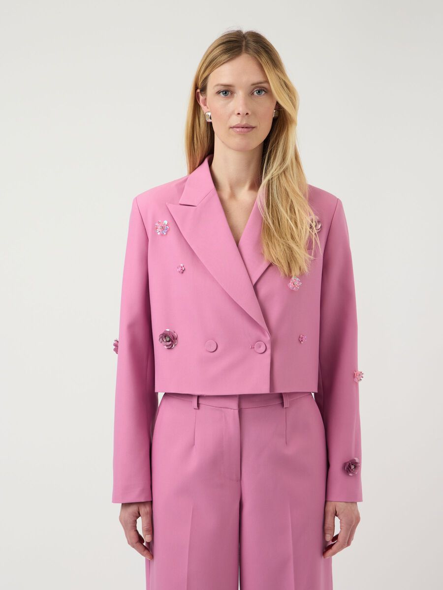 Carousel image - YASMIDNIGHT - COURT BLAZER, Orchid Smoke | 1