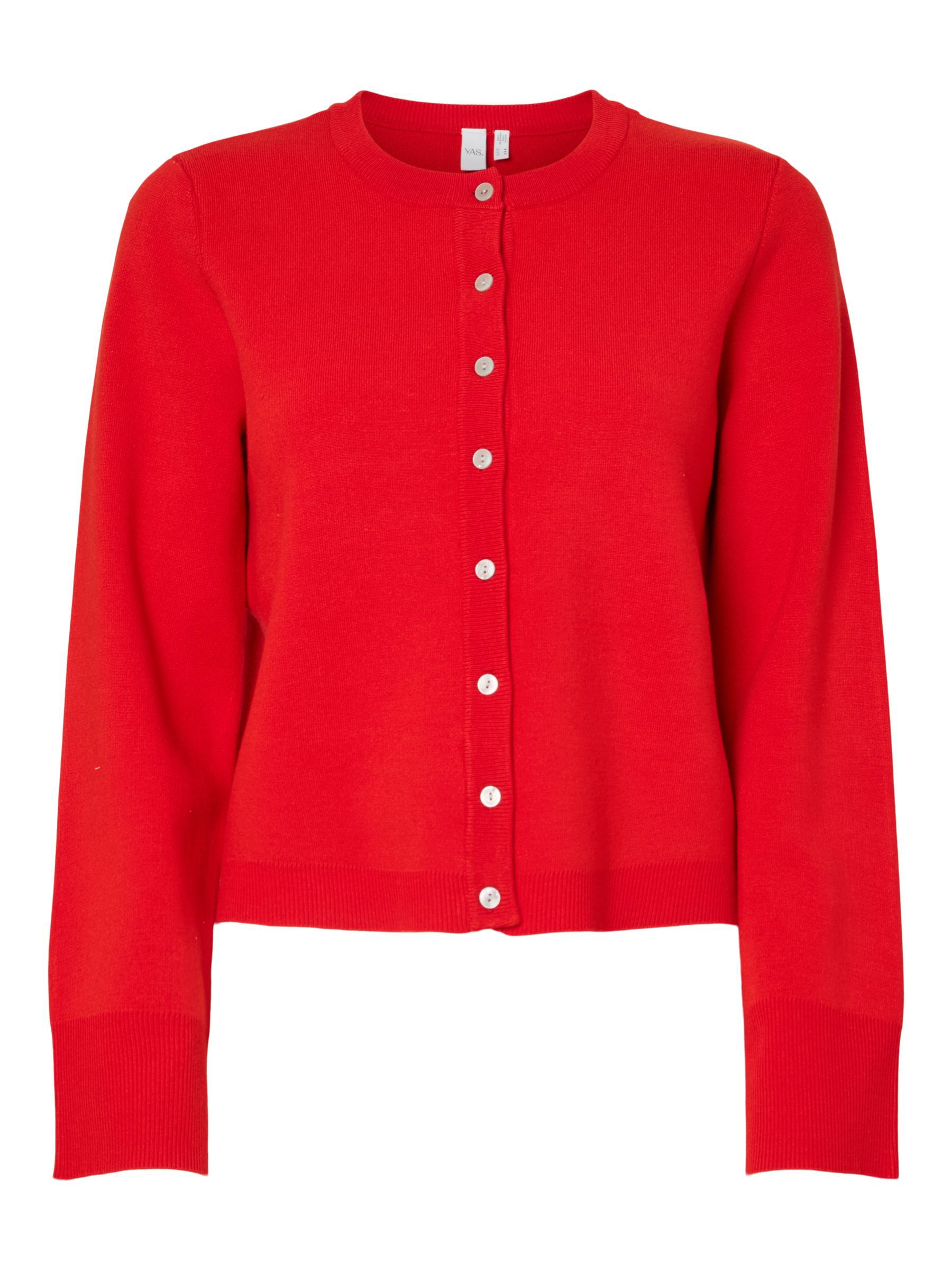 YASELENA KNITTED CARDIGAN | Red | YAS® Germany