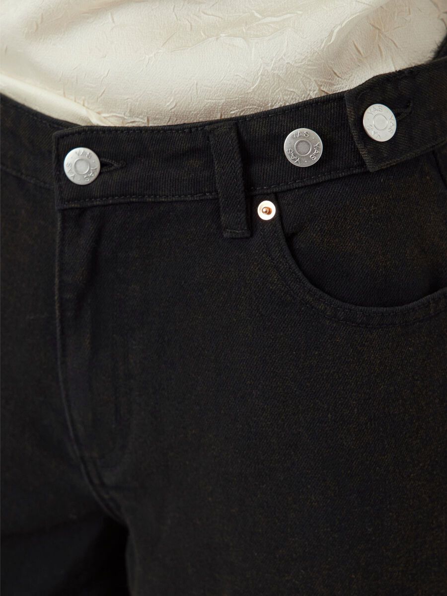 Carousel image - YASLAMI WIDE FIT JEANS, Dark Brown Denim | 3