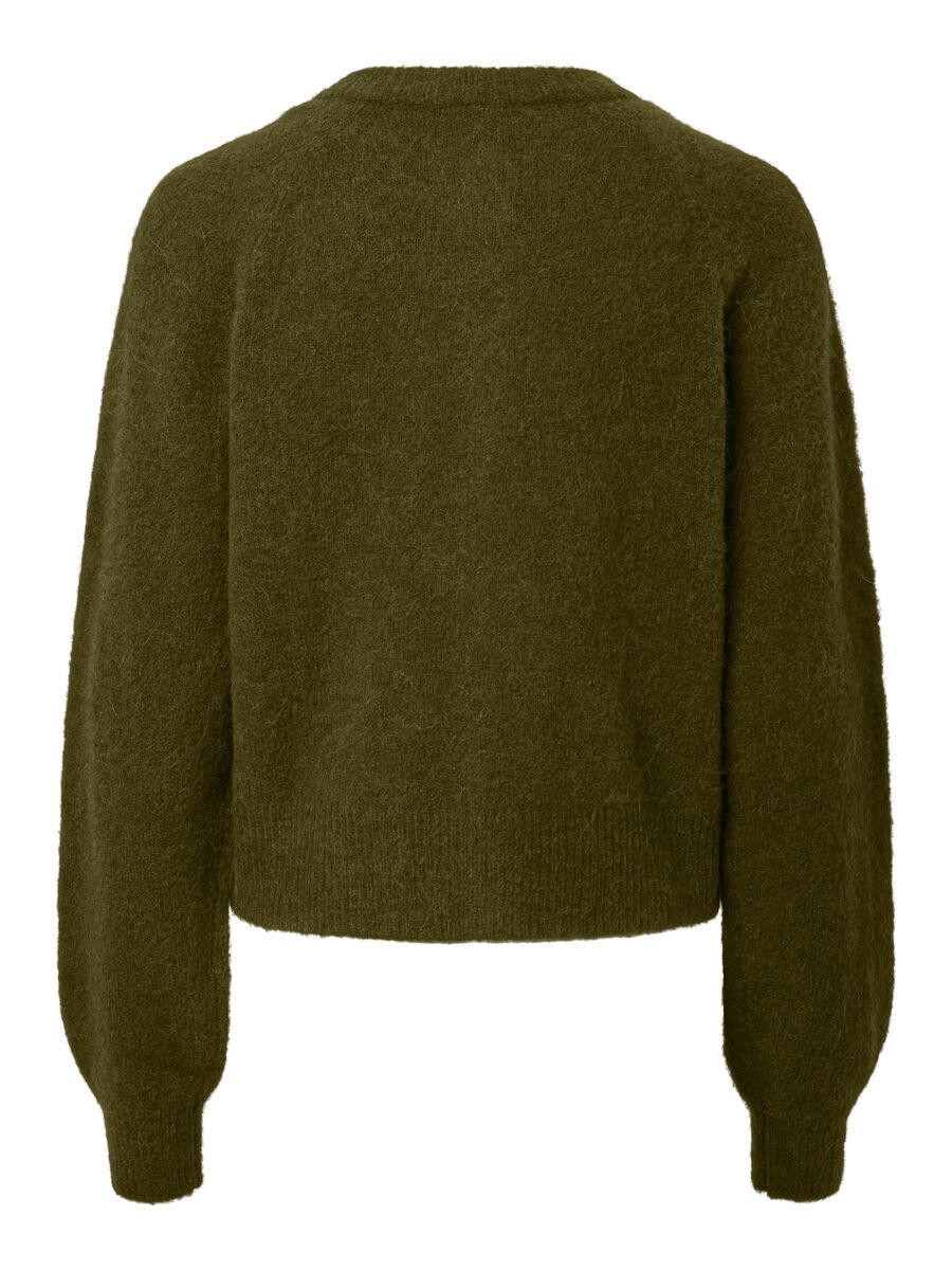 Carousel image 2 YASJOHI WOLLMIX STRICKJACKE, Fir Green
