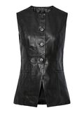 YAS YASVERA LEATHER WAISTCOAT, Black, highres - 26039275_Black_001.jpg