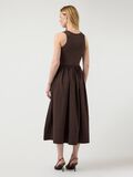 Product image thumbnail - YASMIRI  MIDI DRESS, Chocolate Brown | 2