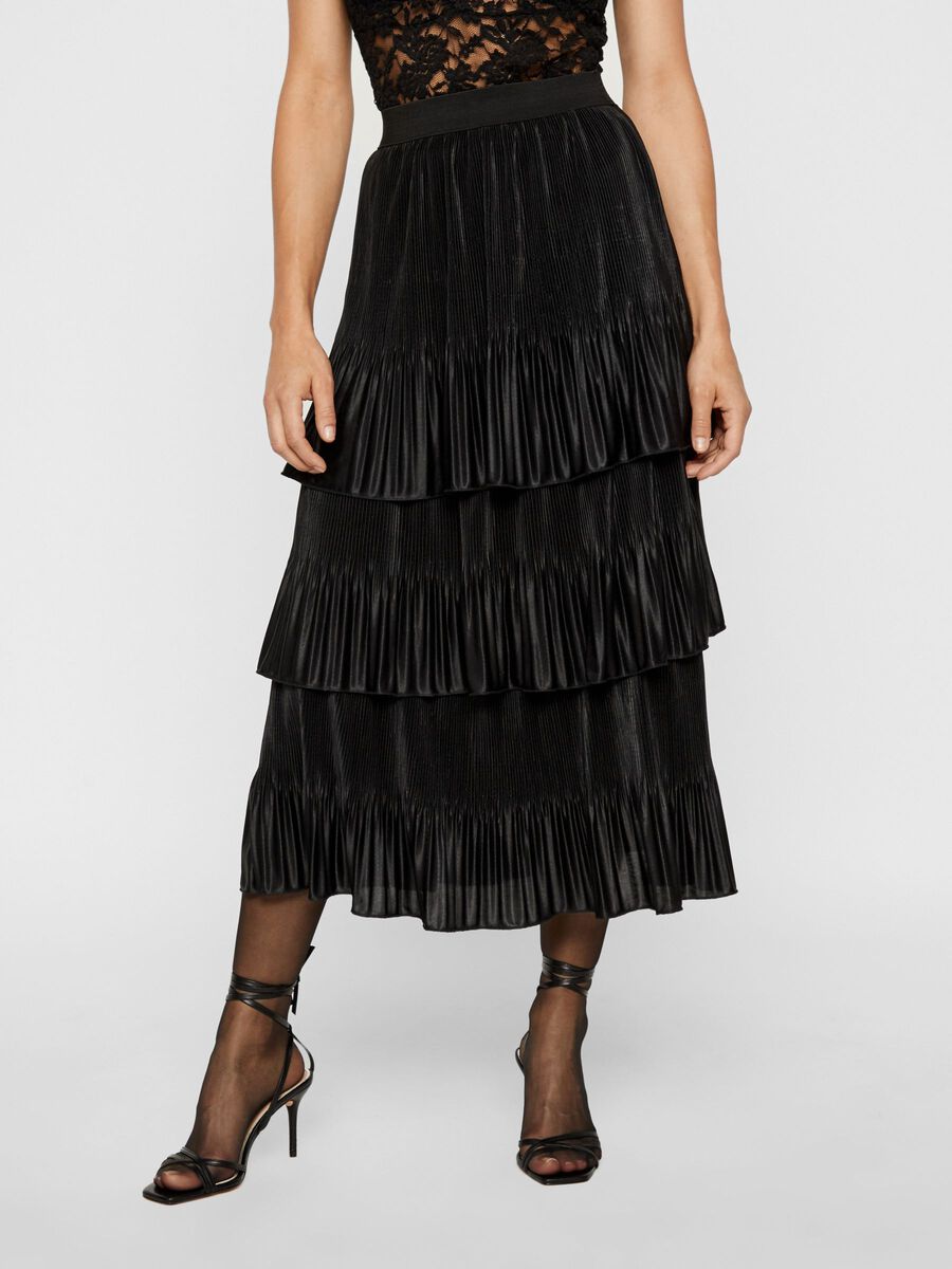 YAS GEPLOOIDE MIDI-STROKENROK, Black, highres - 26019345_Black_003.jpg