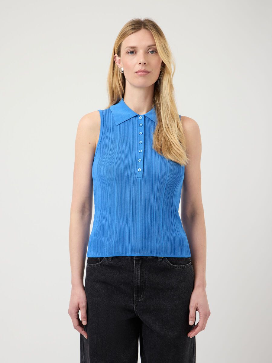 Product carousel image - YASTANKI POLO  KNITTED TOP, Marina | 1