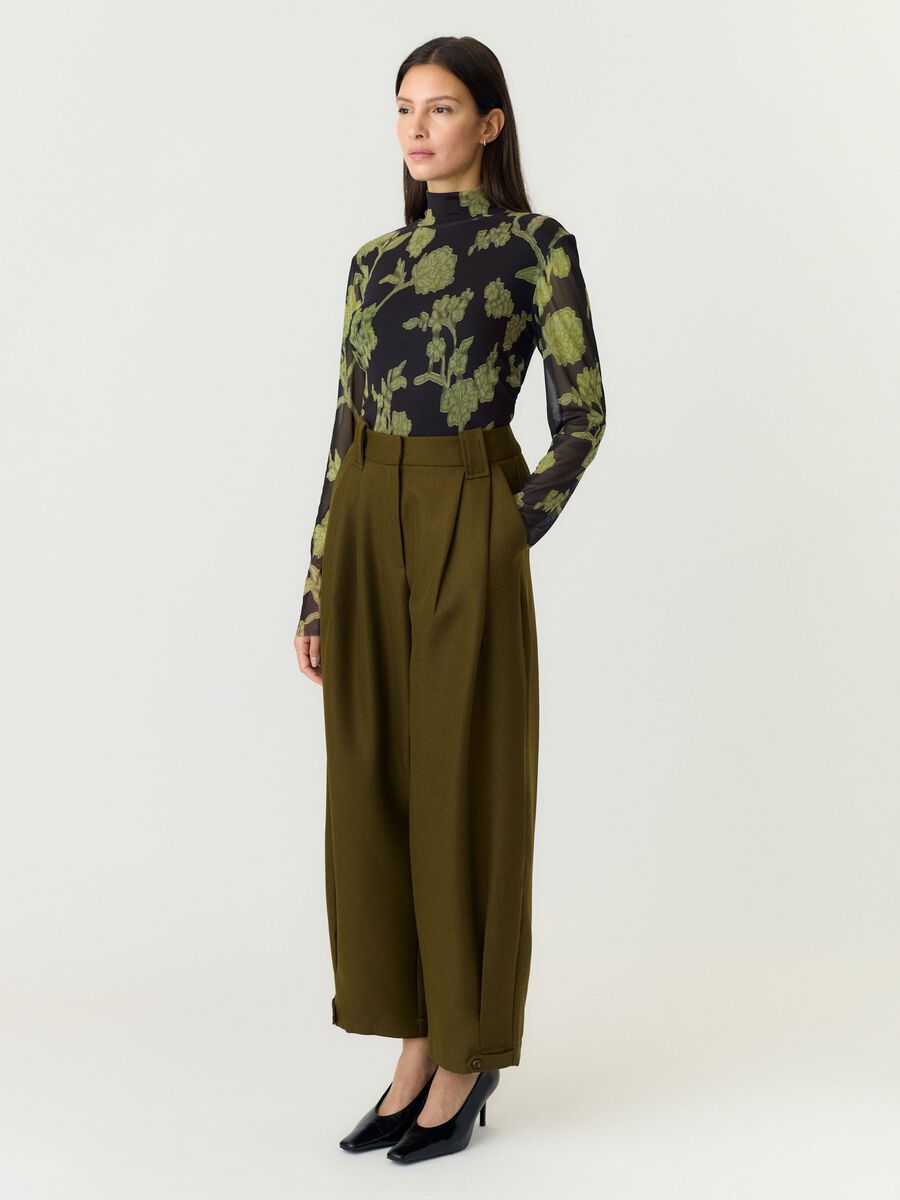 Carousel image 5 YASSHAMA LS HOGE HALS TOP, Black
