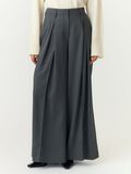 Product image thumbnail 1 YASELURA HW WIDE  TROUSERS, Dark Grey