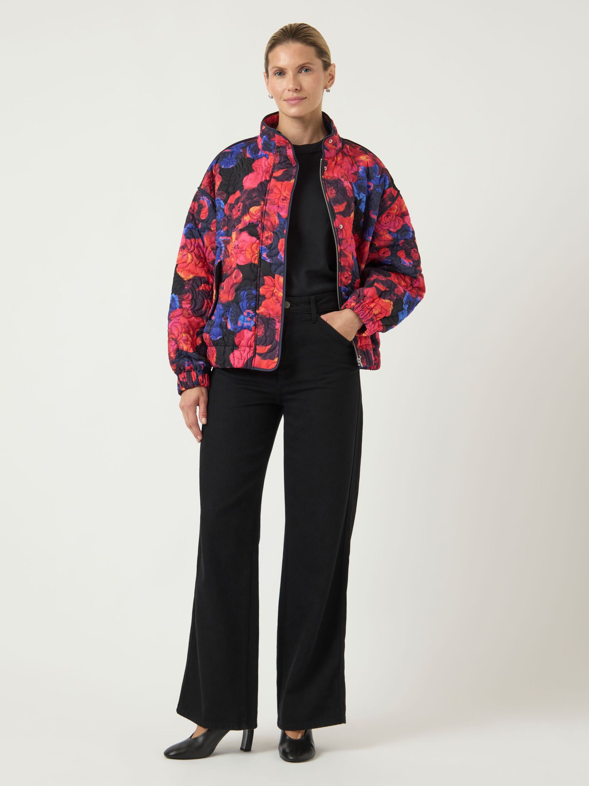 Carousel image - YASFIPURA QUILTED JACKET, Navy Blazer | 5