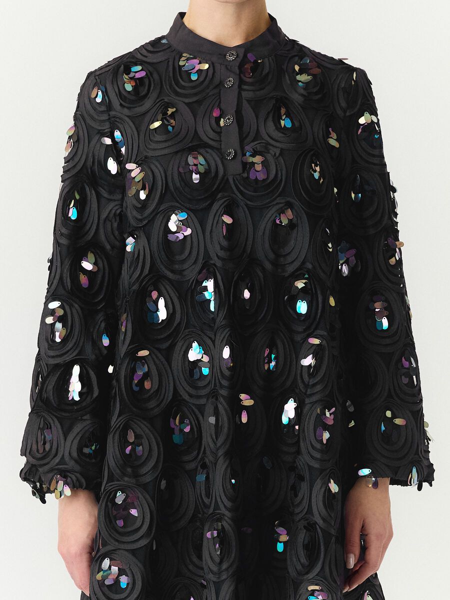 Carousel image 3 YASABBY 7/8  MINI DRESS, Black