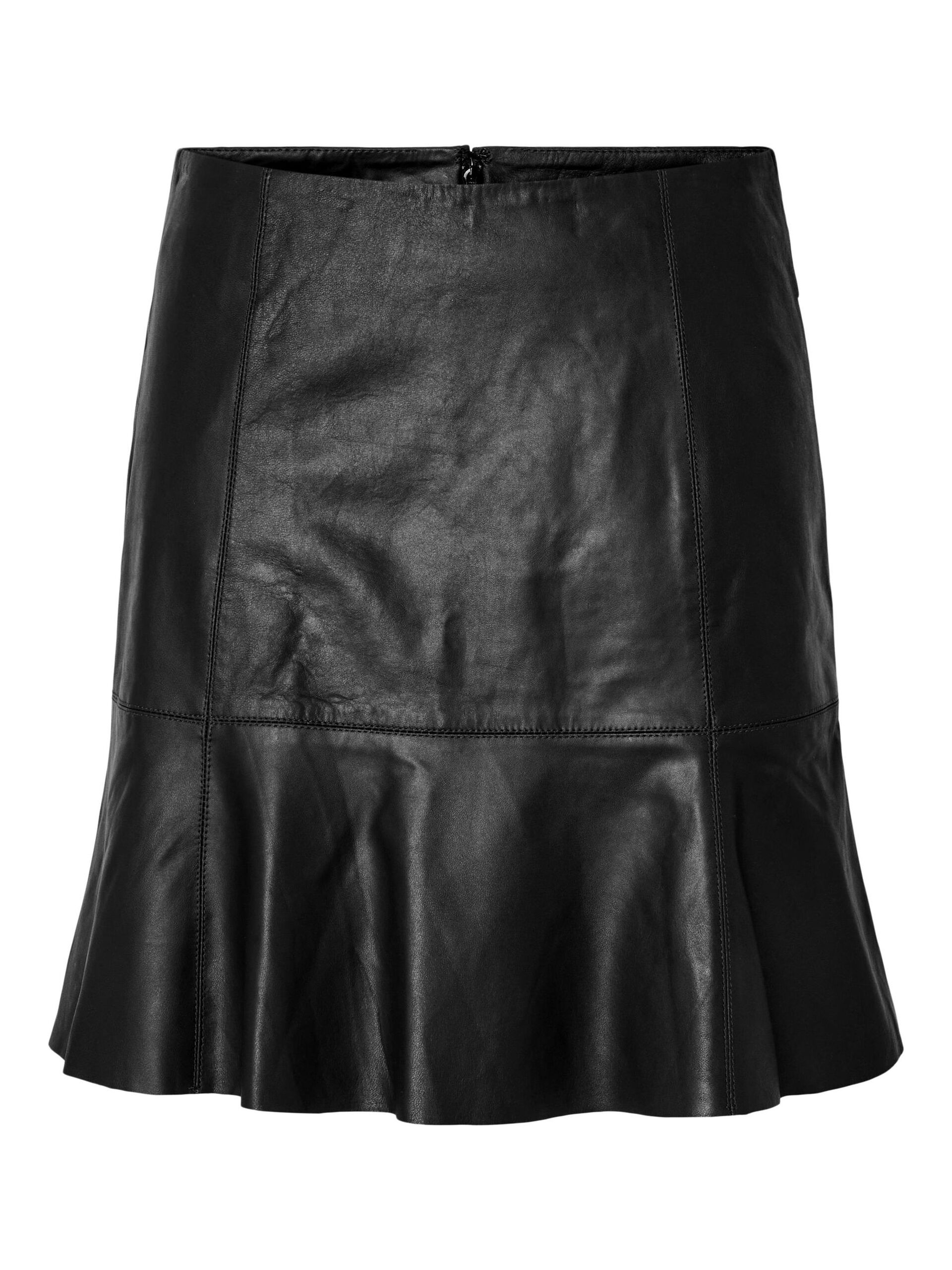 Carousel image - YASCOLLY LEATHER SKIRT, Black | 5