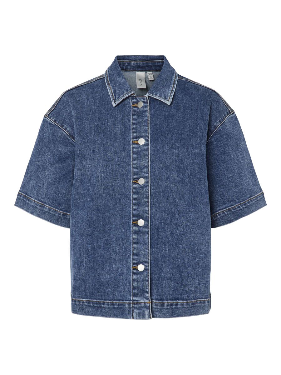 YAS YASDOLMA SHIRT, Light Blue Denim, highres - 26035022_LightBlueDenim_1195346_001.jpg