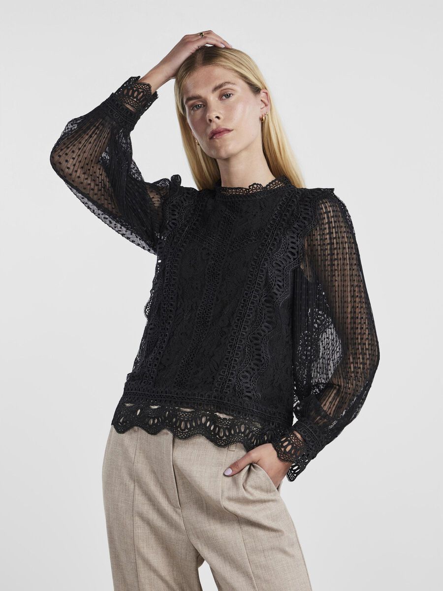 Y.A.S YASSOPHIRA LONG SLEEVED TOP, Black, highres - 26021990_Black_003.jpg