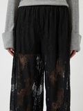 Product image thumbnail - YASALBERTE HW BALLOON LACE TROUSERS, Black | 3